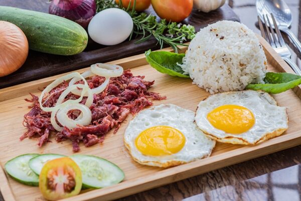 Demitasse Corned Beef with Garlic Rice & Egg