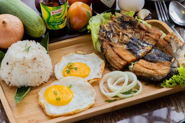 Daing na Bangus with Rice